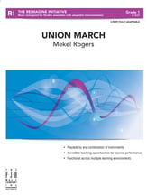 Union March Concert Band sheet music cover